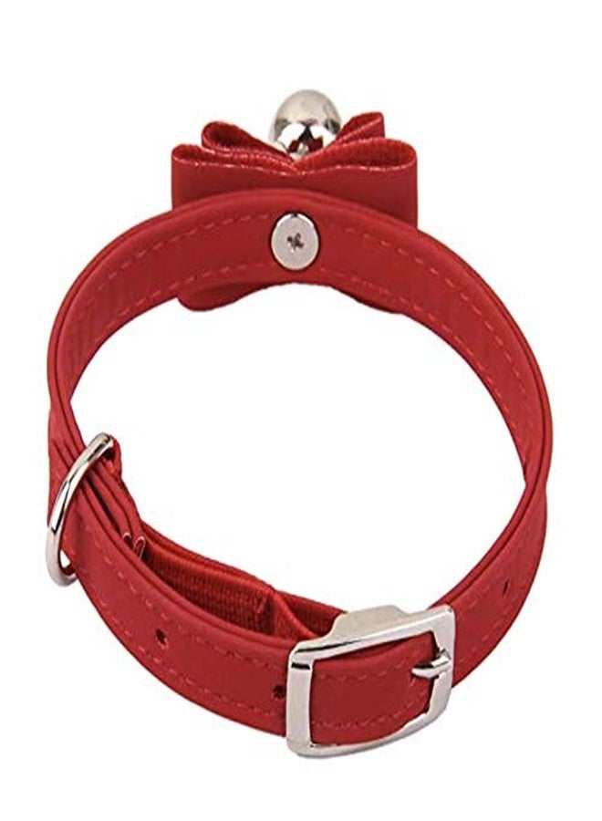 فيناياكارت طوق فيناياكارت قابل لتعديل الطول للقطط والكلاب مع جرس (أحمر) - Image 4